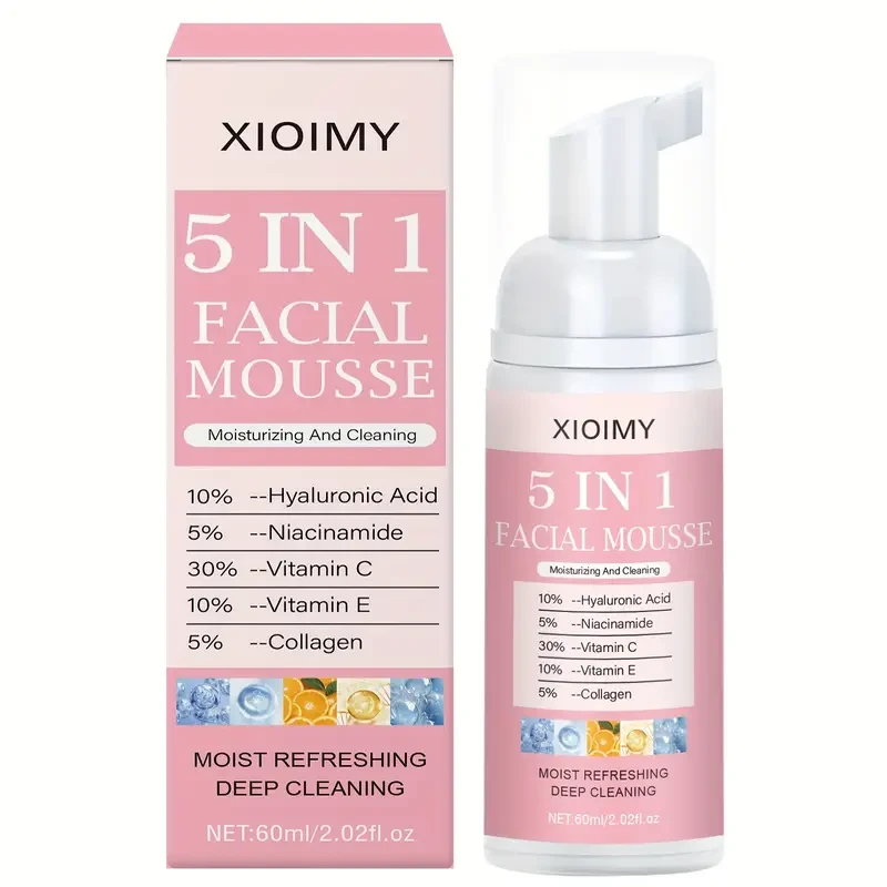 XIOIMY Face Wash - 60ml 5-in-1 Facial Cleanser