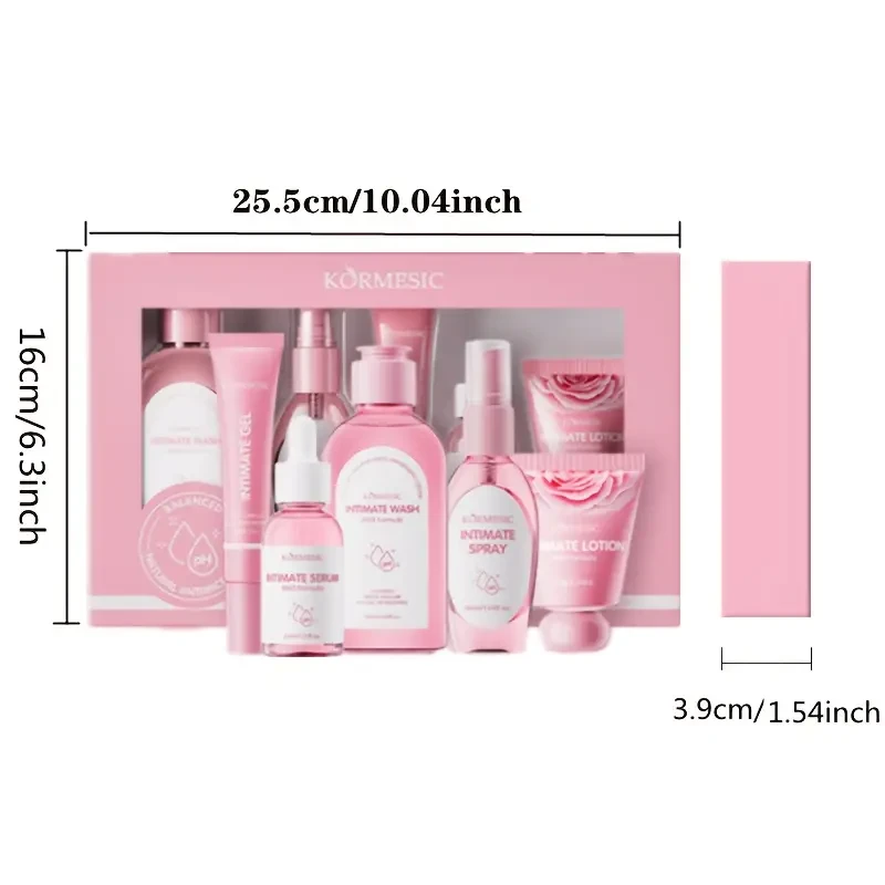 KORMESIC 5pcs Feminine Care Set: Aloe & Niacinamide Infused