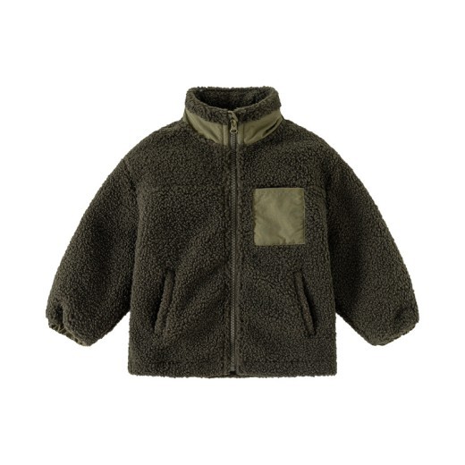 Boys' Thickening Coat Fleece Stand Collar Stitching