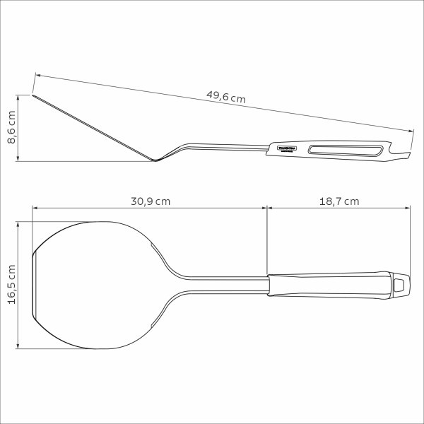 Pizza Spatula 49.6 x 16.5 x 8.6cm - Tramontina