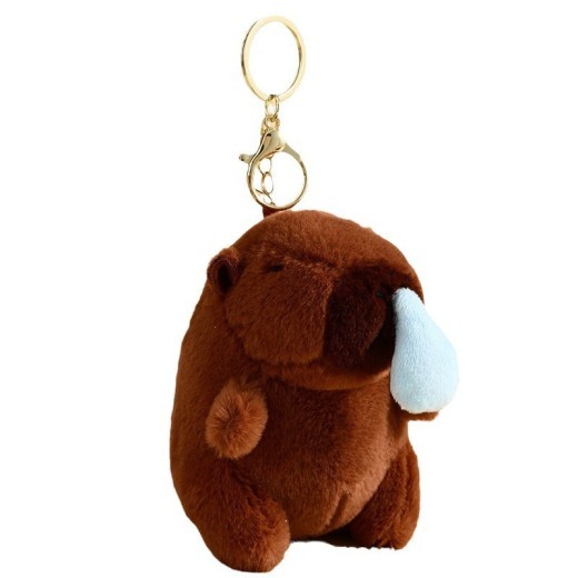 Creaking Capabala Capybara Pendant Plush Doll