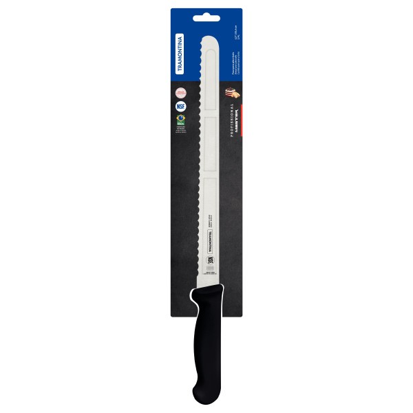 Professional Master Black Bread Knife 12", 30cm - Tramontina