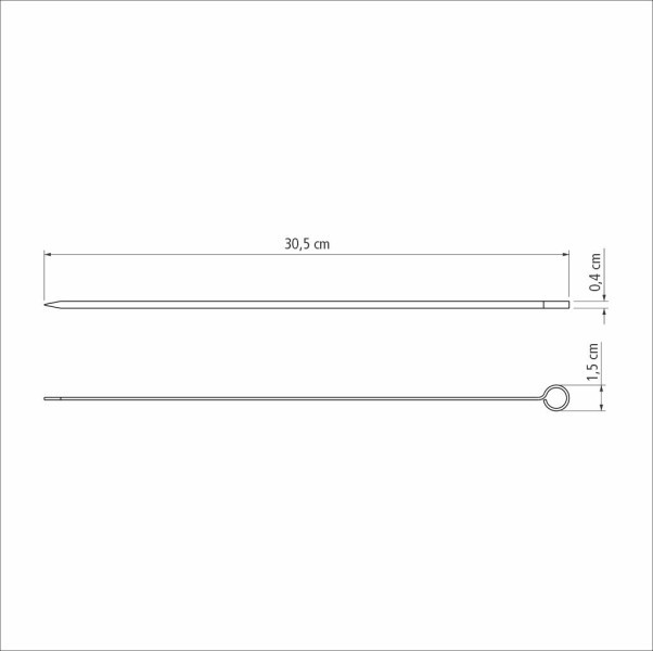 Churrasco Skewer 30cm 6 Piece Set - Tramontina