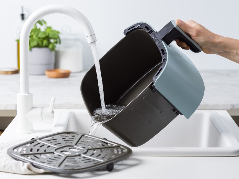 GreenPan Bistro Airfryer 1 basket 7.2L- Smokey Blue  - GreenPan