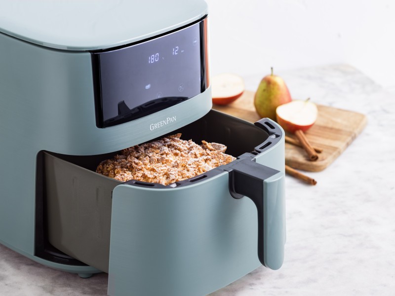 GreenPan Bistro Airfryer 1 basket 7.2L- Smokey Blue  - GreenPan