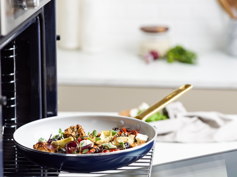 Padova Navy Blue Frypan 24cm - GreenPan