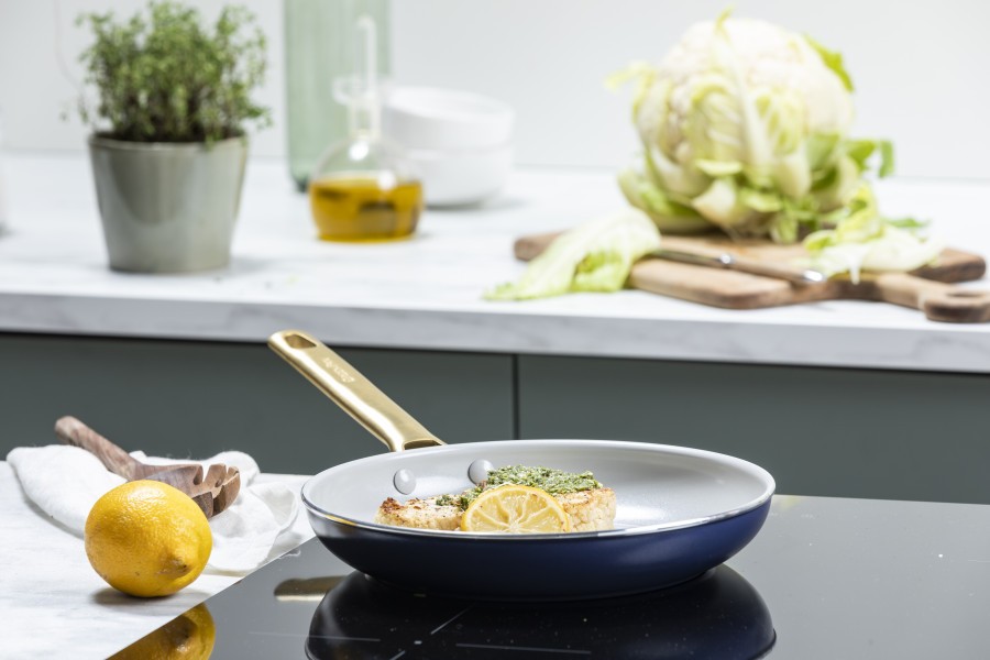 Padova Navy Blue Open wok 28cm/ 3.7L - GreenPan