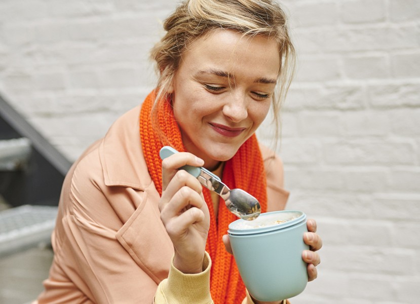 Lunch Pot Ellipse Nordic Sage - Mepal