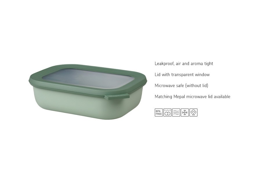 Cirqula Rectangle Small Set 3 Piece Nordic Sage - Mepal