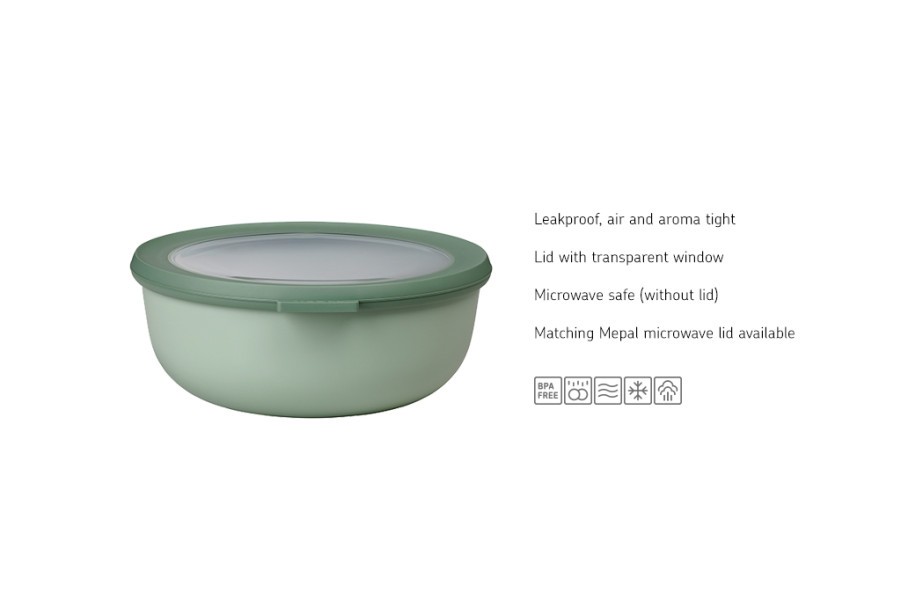 Cirqula Round Small Set 3 Piece Nordic Sage - Mepal