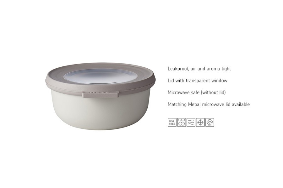 Cirqula Round 3-Piece Small Set Nordic White - Mepal