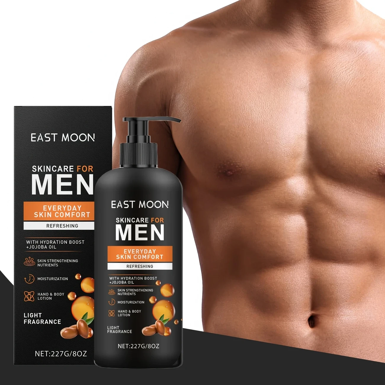 East Moon Men's Hydrating Body Lotion