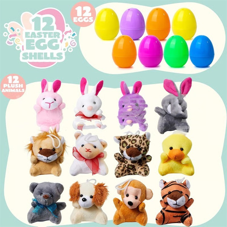 Easter Egg Plush Animal Toy