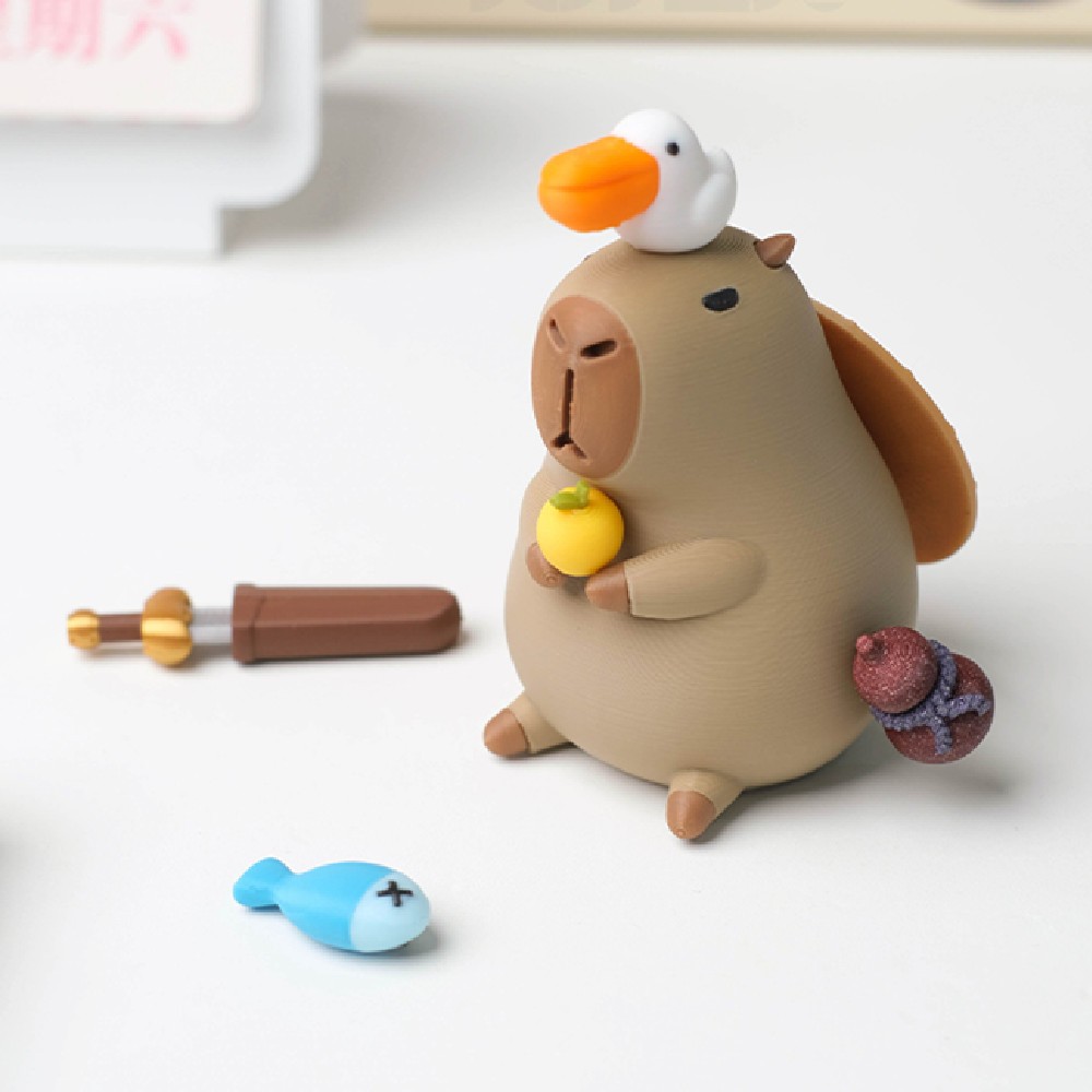 Kapibala Hero Dolphin Doll 3D Printing