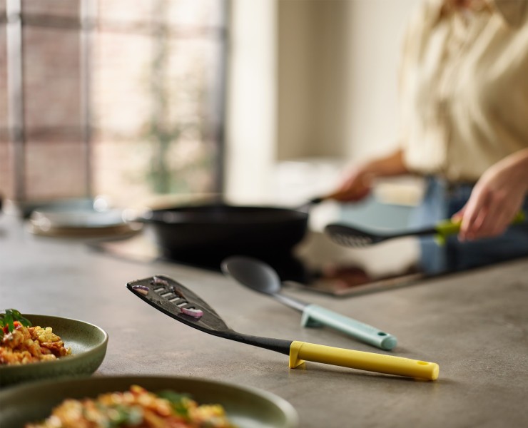 3-piece Utensil Set with integrated tool rests - Joseph Joseph Duo