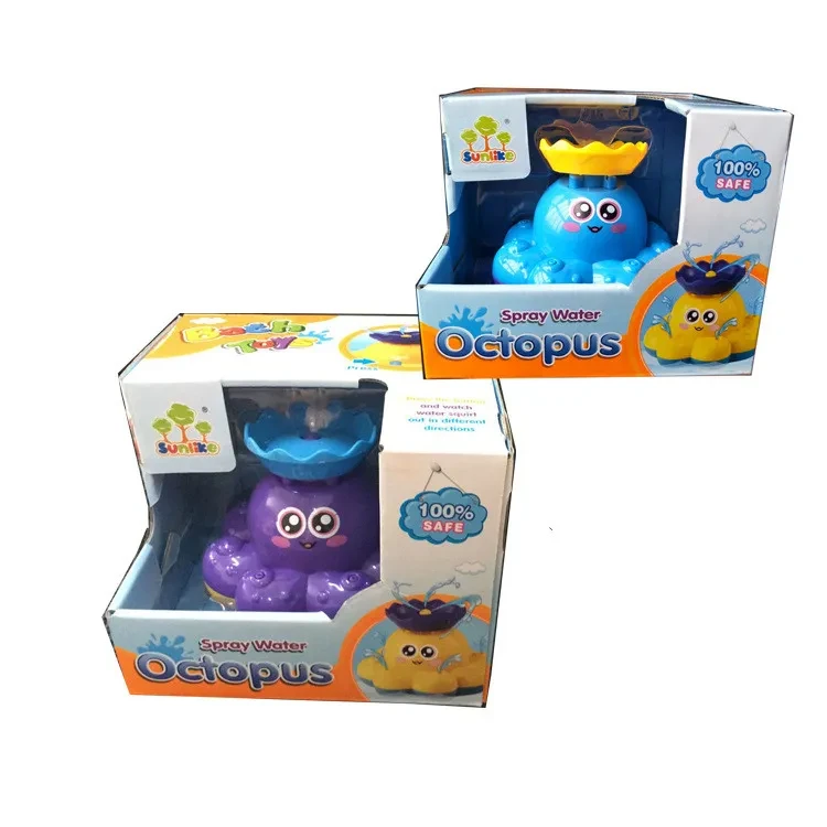 Electric water spray bath toy
