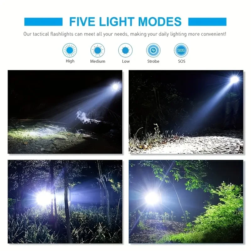 2pcs GoldenCentury Handheld LED Aluminum Flashlight