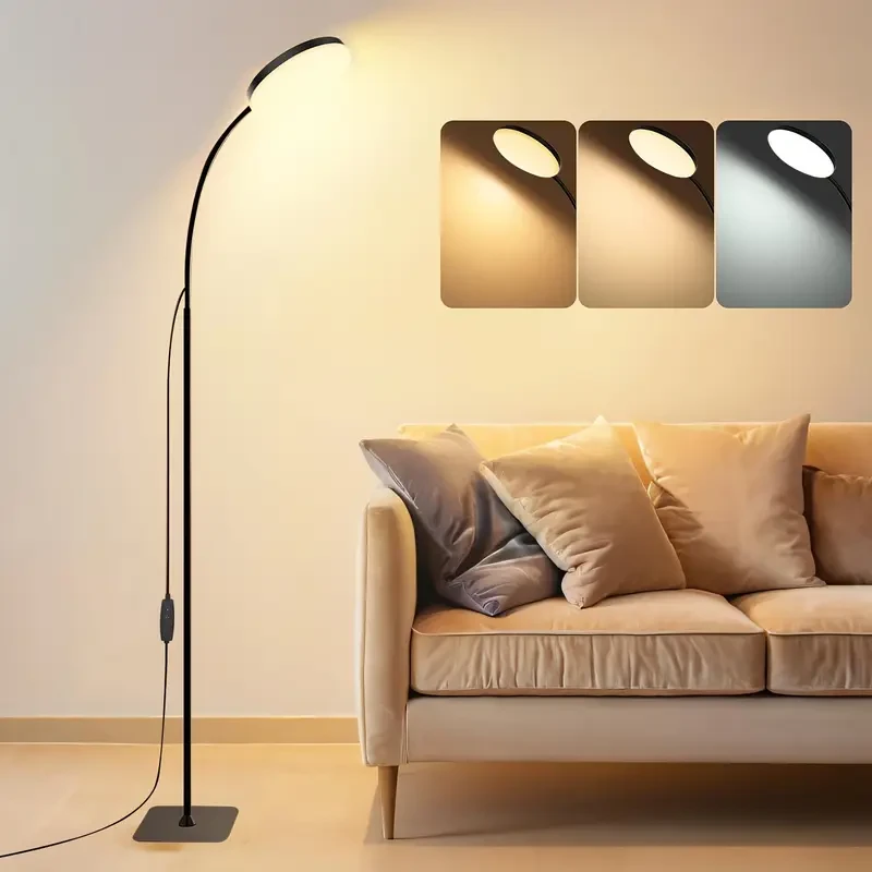 1pc Modern Adjustable Color Temperature LED Floor Lamp