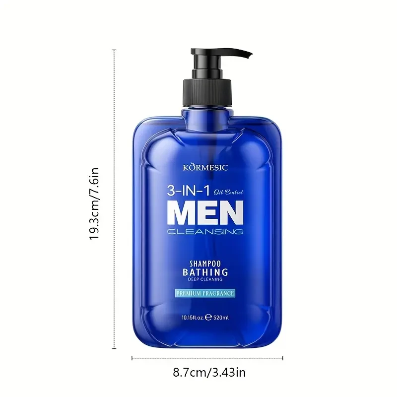 KORMESIC Men's 3-in-1 Cleansing System