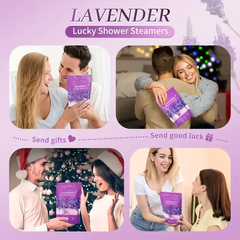14 Pack Scented Lavender Shower Tablets