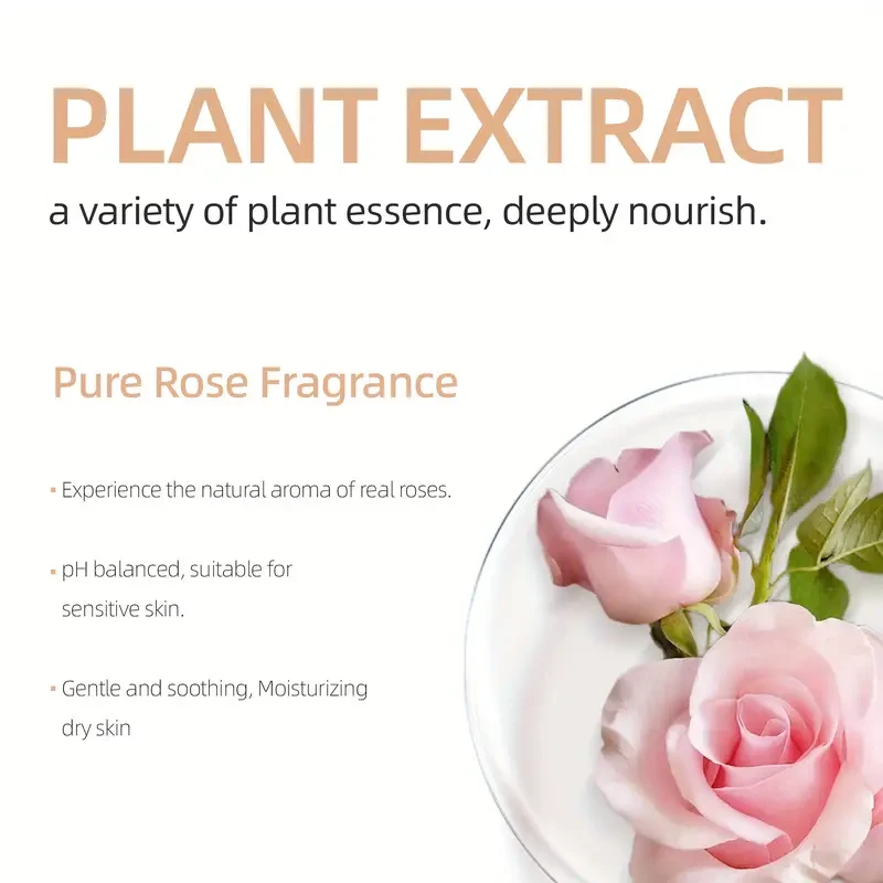 Sfralls Rose Petal Fragrance Shower Gel