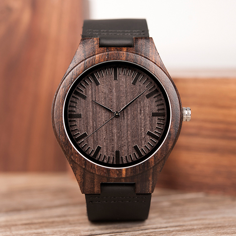 BOBO BIRD Engraving Men Watches Family Gifts For Son DAD MOM Mens Quartz Women Wristwatch For Boyfriend Engrave D26