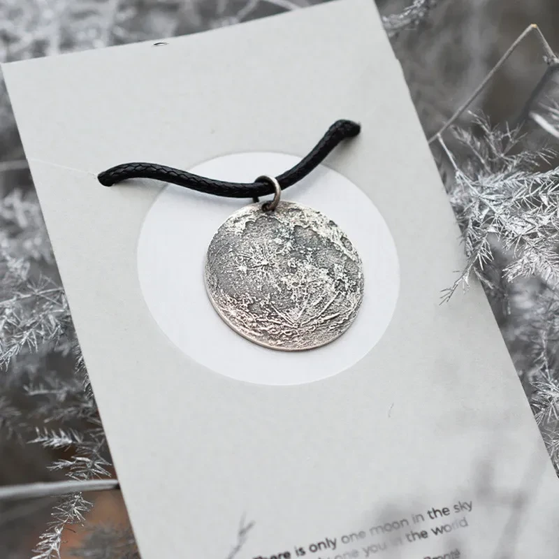 Moon Memorial Pendant Necklace Creative Space