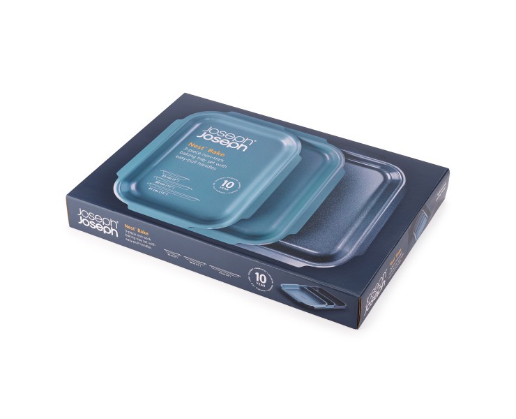 Nest Bake 3pc Baking Tray Set - Joseph Joseph