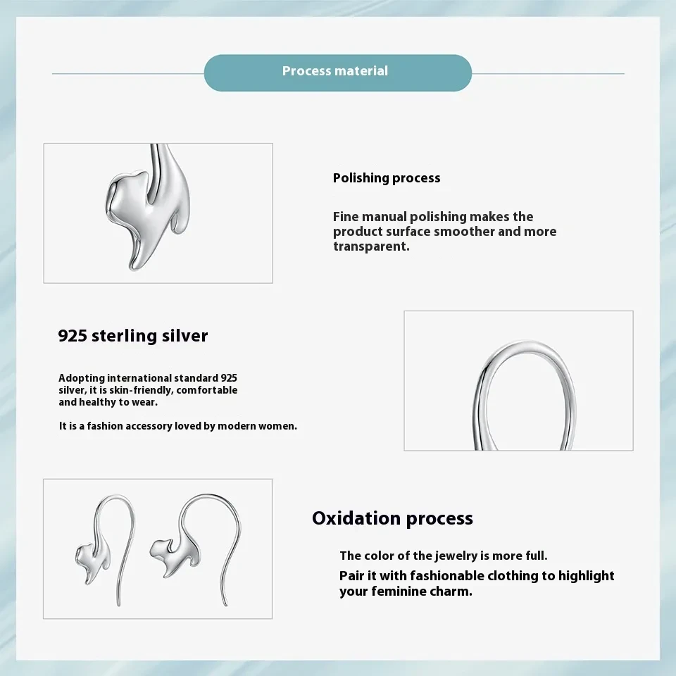 Kitty Simple Niche Cute Earrings