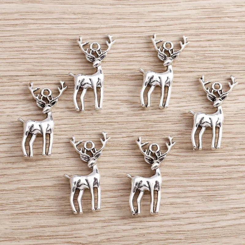 Electroplated Alloy Christmas Accessories Animal Pendant