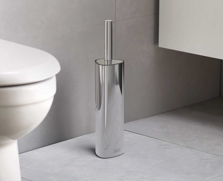 Flex 360 Luxe Toilet Brush - Stainless Steel - Joseph Joseph