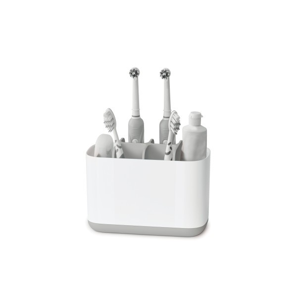 Easystore Toothbrush Caddy Large - Grey  - Joseph Joseph