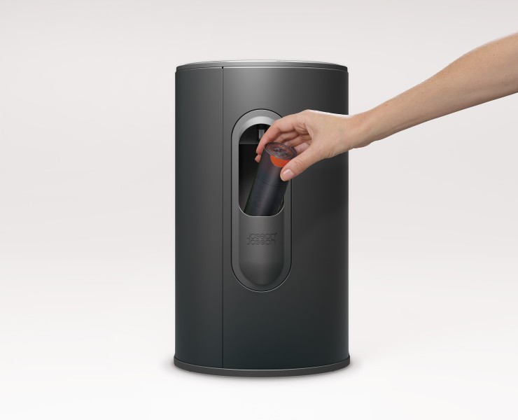 Arc 10L Bin - Carbon Black - Joseph Joseph