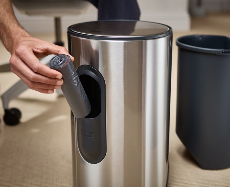 Arc 10L Bin - Stainless Steel  - Joseph Joseph