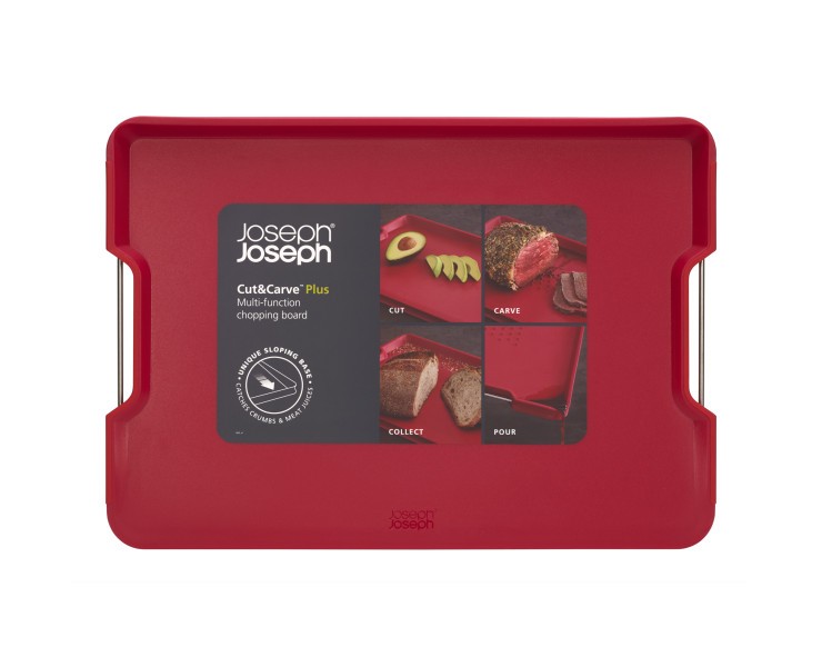 Cut & Carve Plus Large - Red - Joseph Joseph