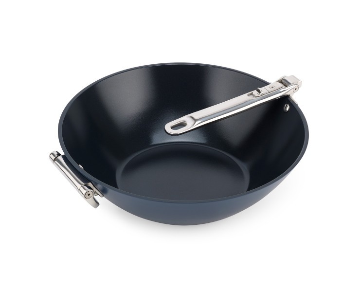 Space 32cm/12.5'' Non-Stick Induc tion Wok - Joseph Joseph
