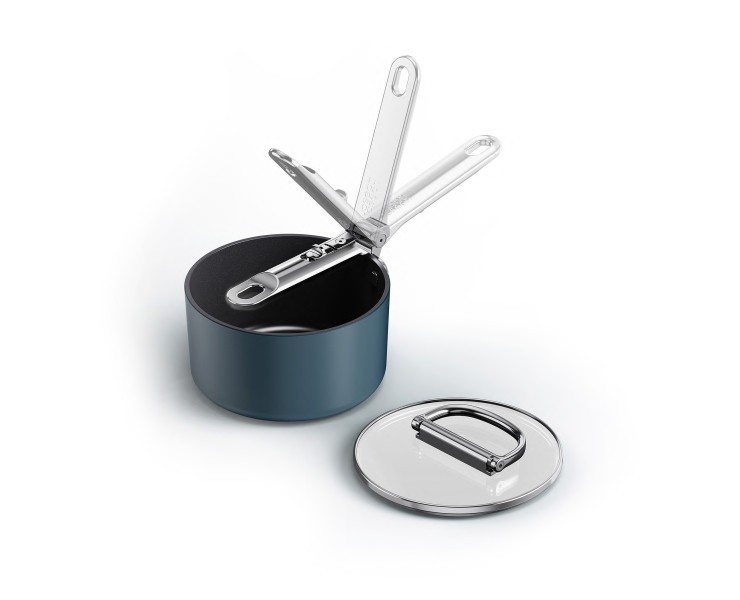 Space 15cm/1.4qt Non-Stick Induction Saucepan & Lid - Joseph Joseph
