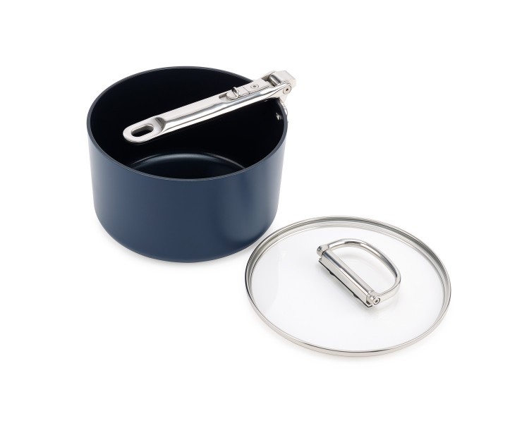 Space 23cm/5.4qt Non-Stick Induction Saucepan & Lid - Joseph Joseph