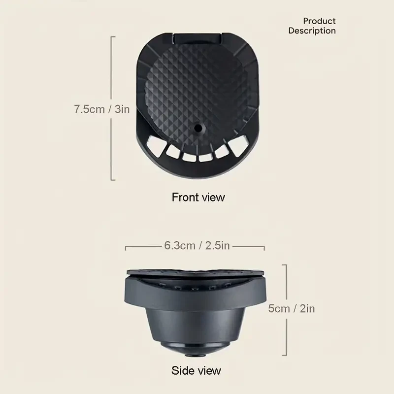 Reusable Capsule Adapter for Dolce Gusto: Compatible with Piccolo Xs/Genio S (1 Adapter)