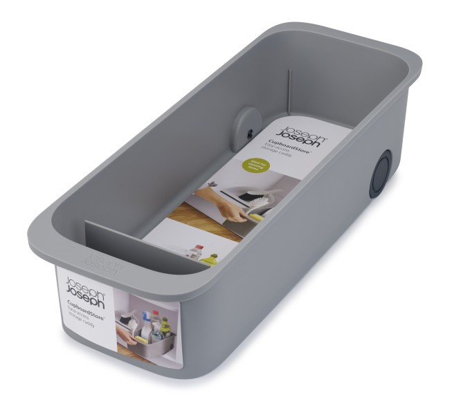 CupboardStore Easy-access Storage Caddy - Grey - Joseph Joseph