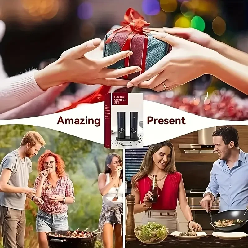 Electric Salt and Pepper Grinder Kit