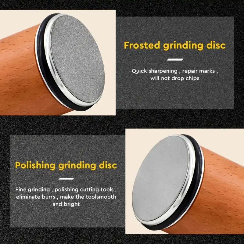 A Set of Diamond Roller Knife Sharpeners