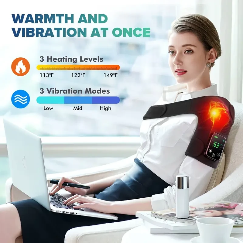 Electric Heating Knee Brace with Vibration