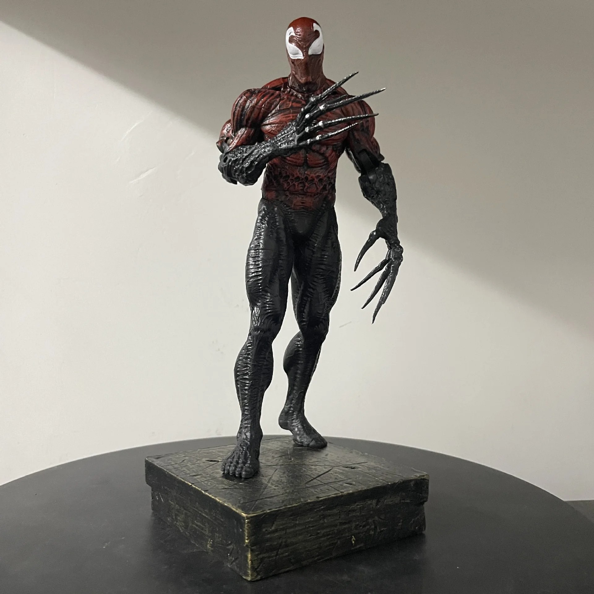 26cm Venom Symbiote Action Figure Toys | 2 Replaceable Head Carvings
