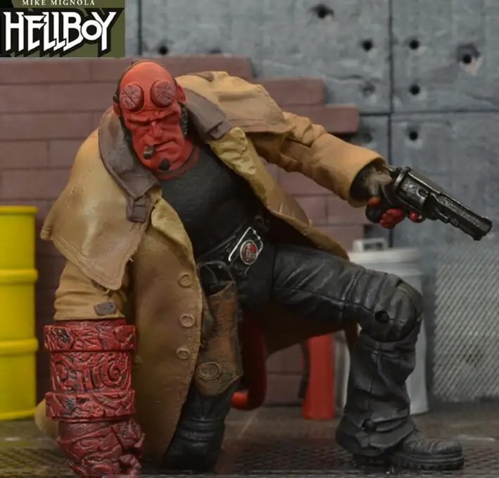Cheap Sale 7" Hellboy 18cm BJD PVC Figure Model Toys | Action Figure for Children