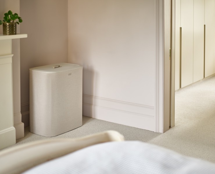 Tota Trio 90L Laundry Separation Basket - Ecru - Joseph Joseph