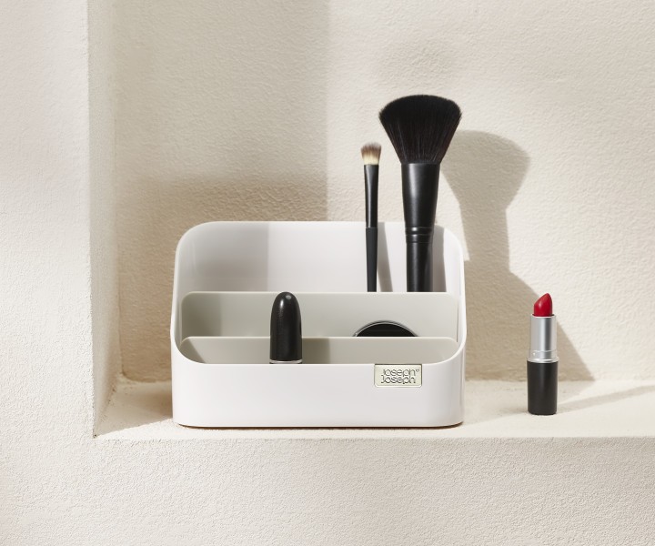 Viva Tiered Cosmetic Organiser - Shell - Joseph Joseph
