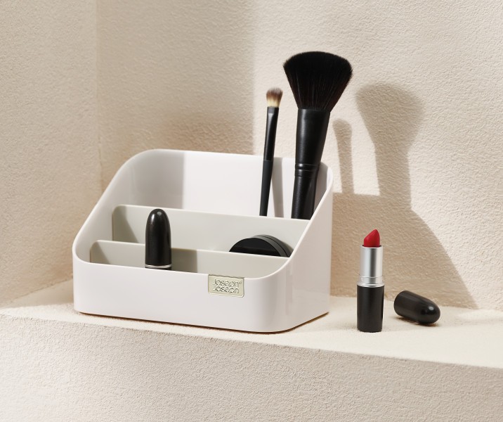 Viva Tiered Cosmetic Organiser - Shell - Joseph Joseph