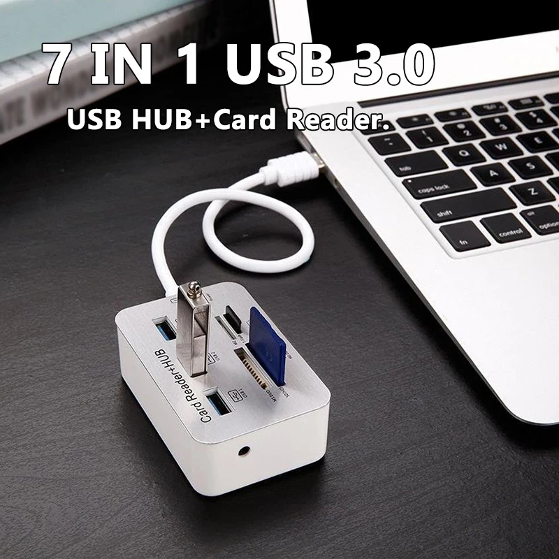 7-in-1 USB Type-C 3.0 Hub for Laptop