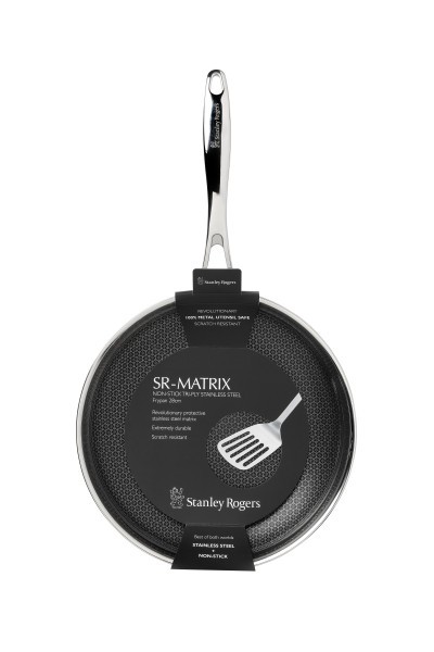 Matrix Stainless Steel Frypan 28cm - Stanley Rogers